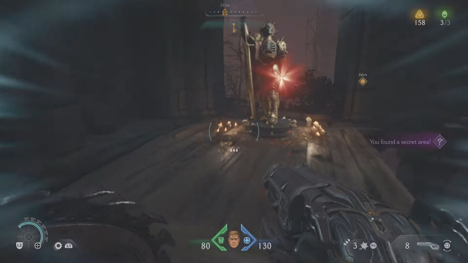 Sixth secret area in Abyssal Forest (Image via Sportskeeda Gaming | Bethesda Softworks)